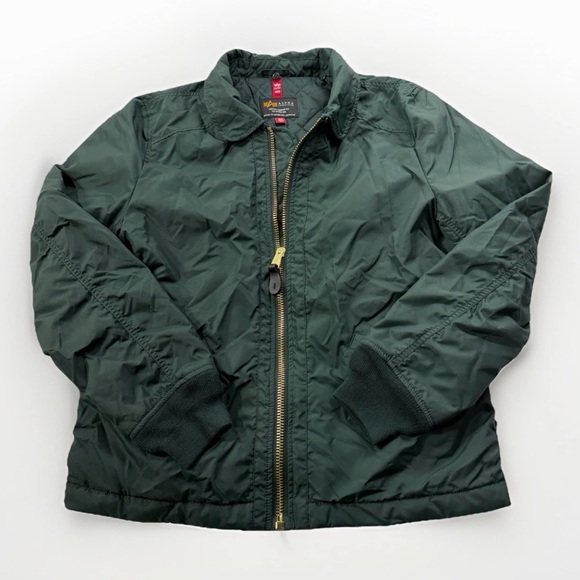 Alpha Industries B15 Faux Fur Removable Collar Parka Men's Sz M Bomber Coat - Picture 5 of 14